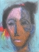 Uta Richter 1996 Flor Roja 35,7x26,3 cm 